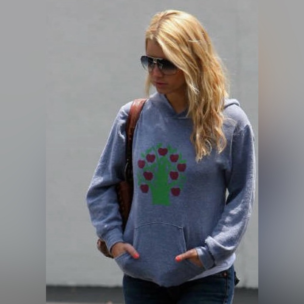Jet By John Eshaya Apple Tree Burnout Hoodie ASO Jessica Simpson
